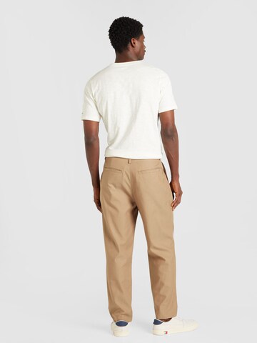 minimum Loosefit Veckad byxa i beige