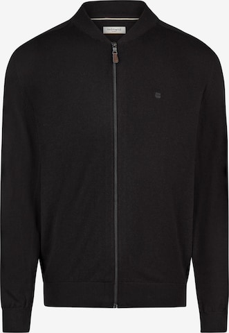 redmond Strickjacke 'Basic' in Schwarz: Vorderseite