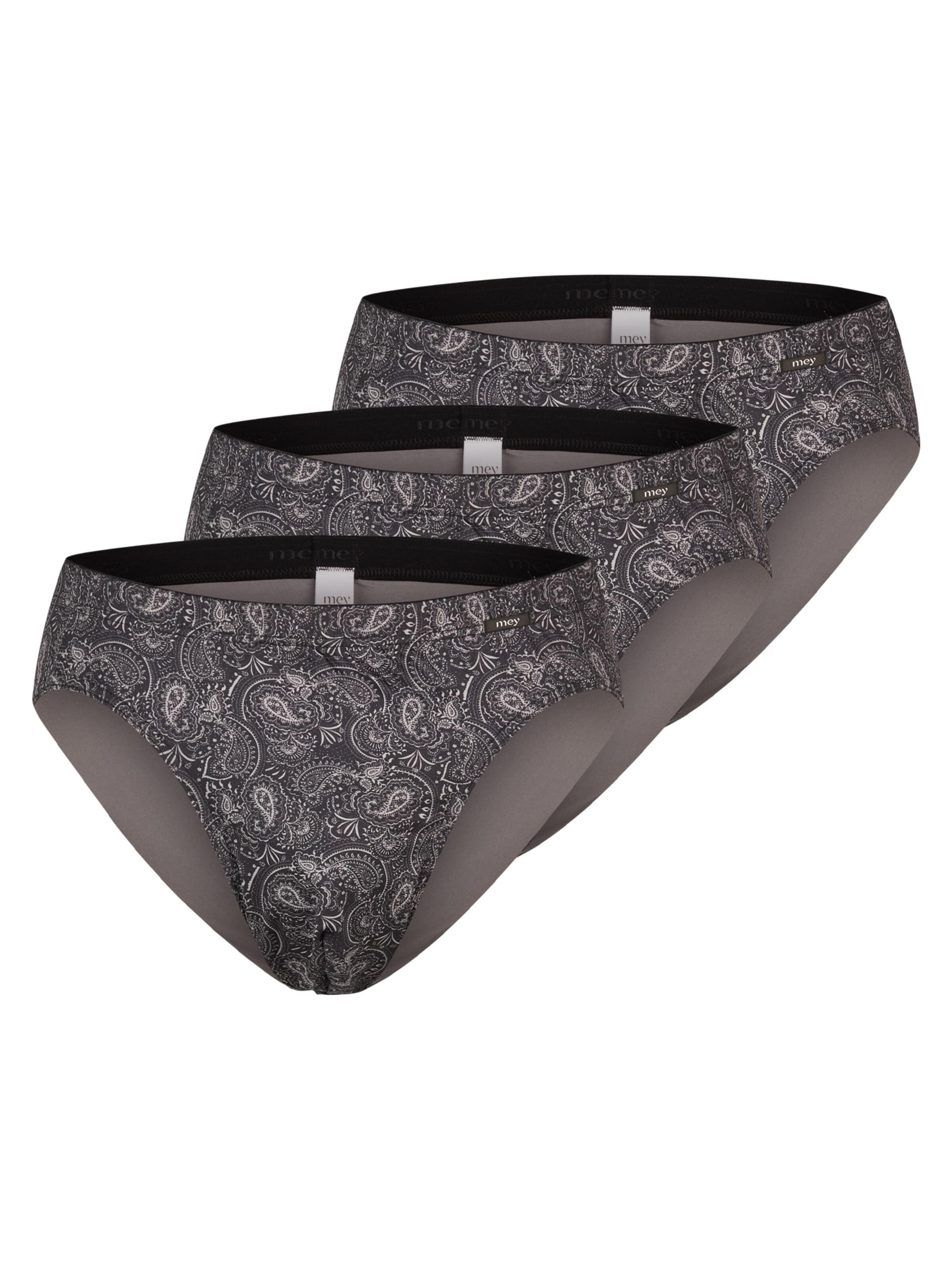 Mey Slip 'Bc Paisley' in Black: front