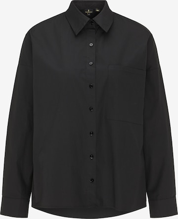 DreiMaster Klassik Bluse in Schwarz: predná strana