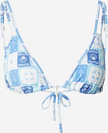 HOLLISTERTrokutasti Bikini gornji dio - plava boja: prednji dio