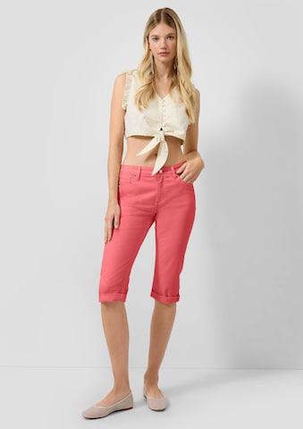 QS Slim fit Jeans 'Catie' in Red