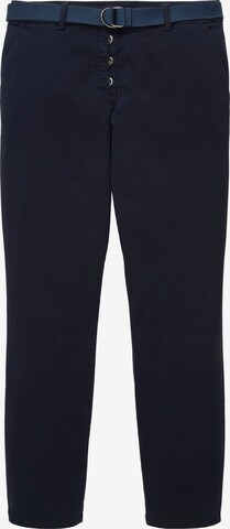 TOM TAILOR Regular Chinohose in Blau