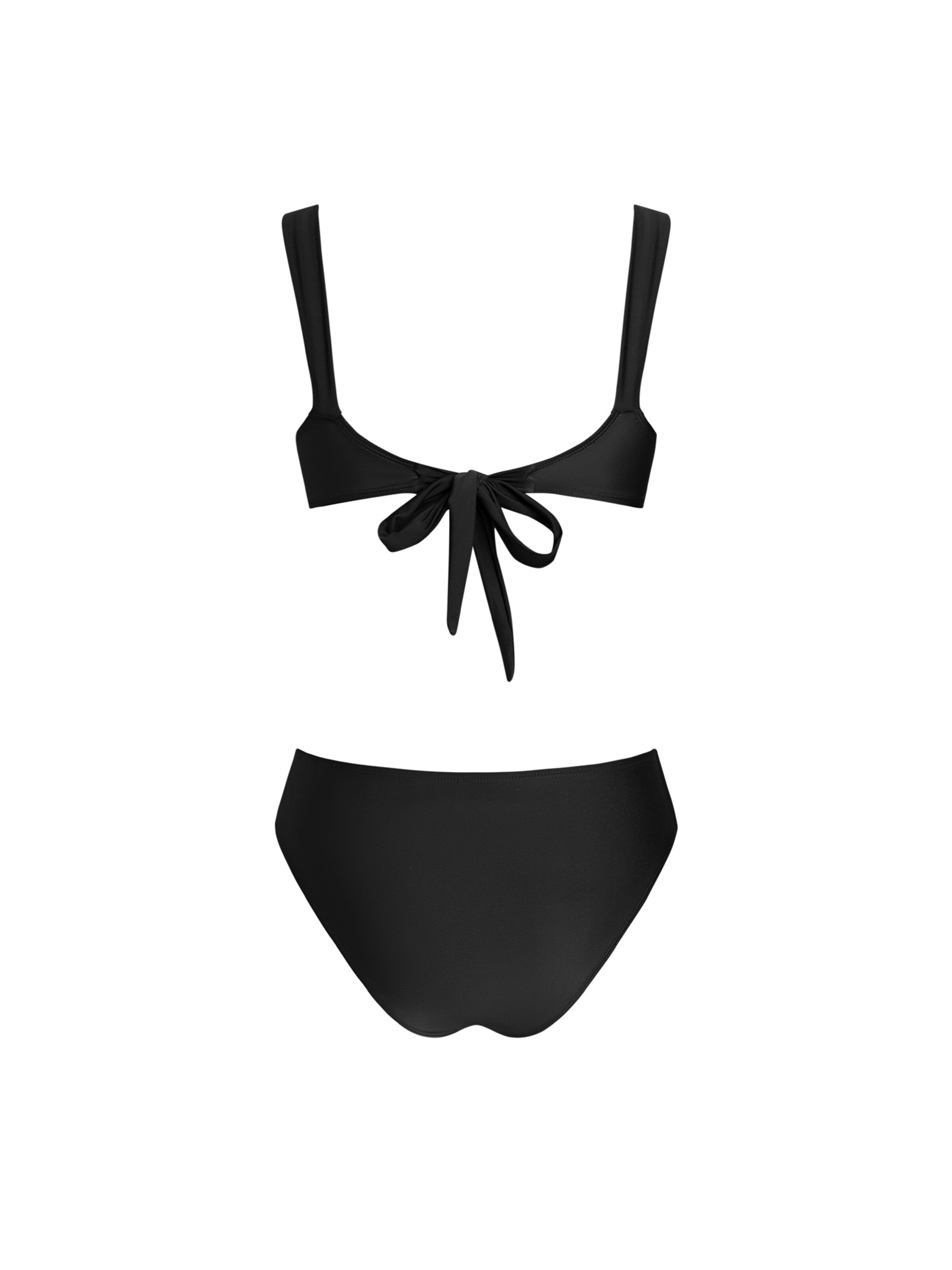 Cupshe Balconette Swimsuit 'CAA12E5F041AA' in Black