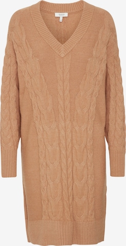 b.young Strikkjole 'Milo' i brun: forside