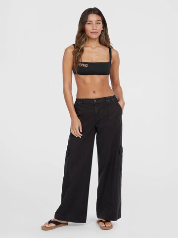Wide leg Pantaloni cargo 'Brexton' di O'NEILL in nero