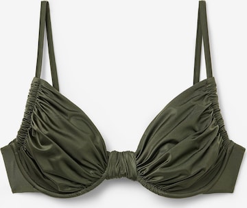 CALZEDONIA BIKINI OBERTEILE in Grün: Vorderseite