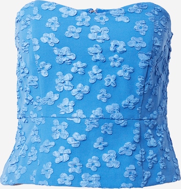 modström Blouse 'Atira' in Blauw: voorkant