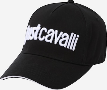 Cappello da baseball di Just Cavalli in nero: frontale