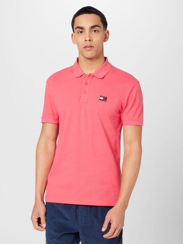 T-Shirt Tommy Jeans en rose : devant