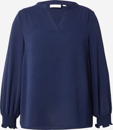 Chemisier 'CARMETTA' ONLY Carmakoma en bleu : devant