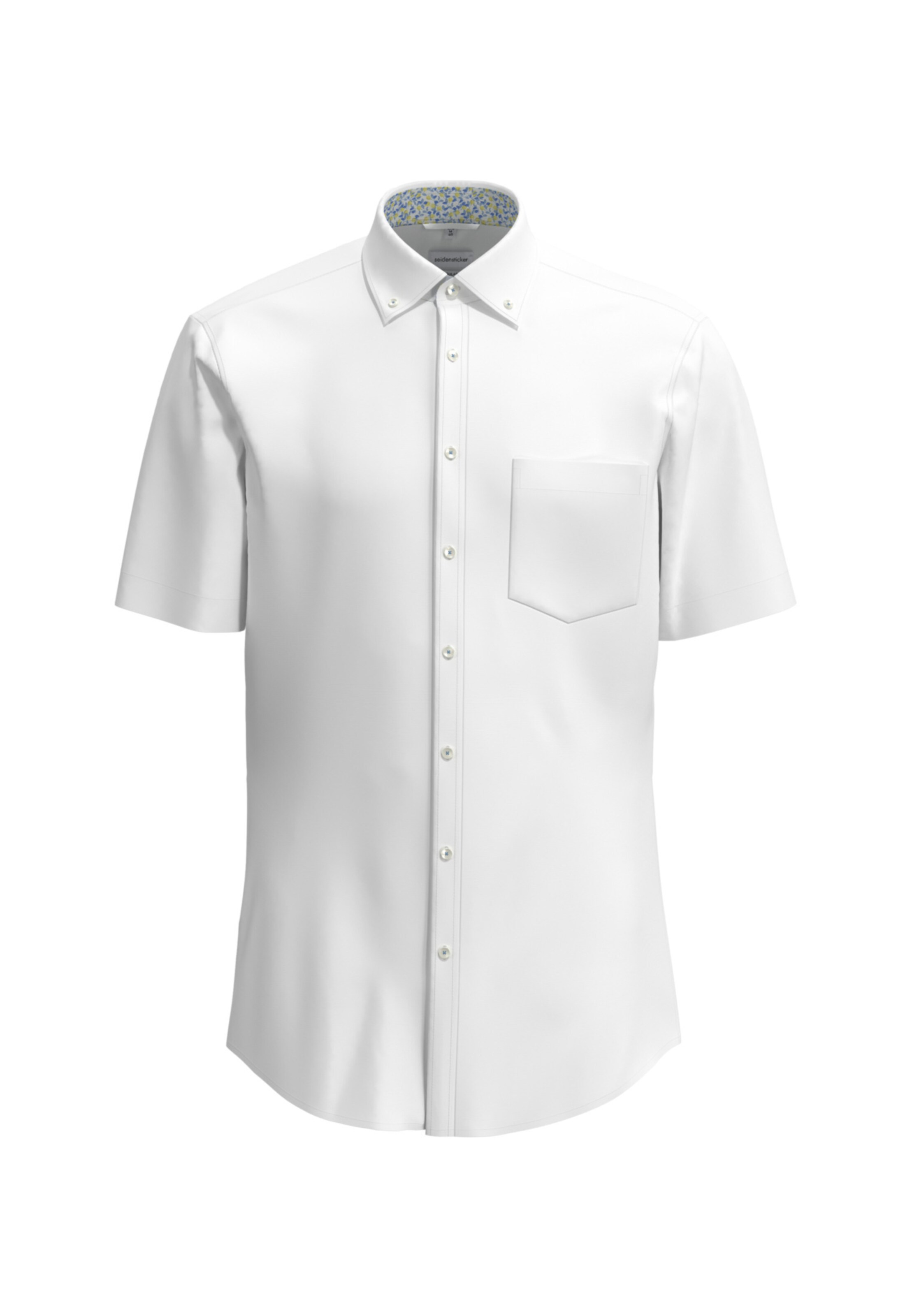 SEIDENSTICKER Regular fit Zakelijk overhemd 'Smart Essentials' in Wit: voorkant