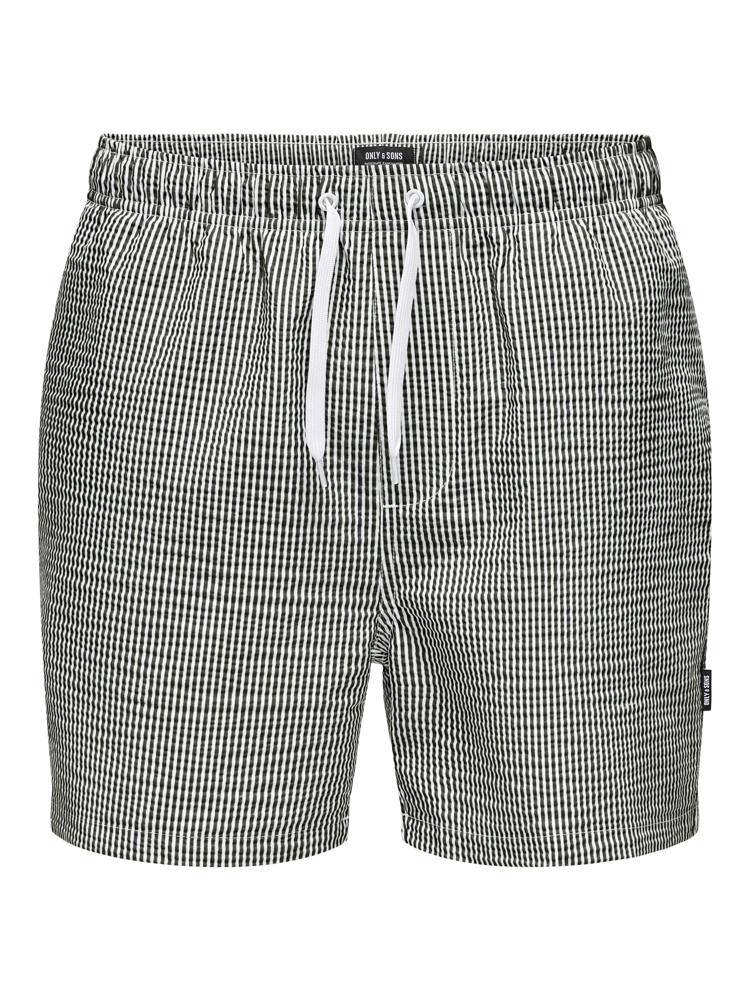 Only & Sons Badeshorts 'ONSTed' in Grau: Vorderseite