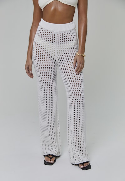 South Beach Pantalon en blanc, Vue avec produit