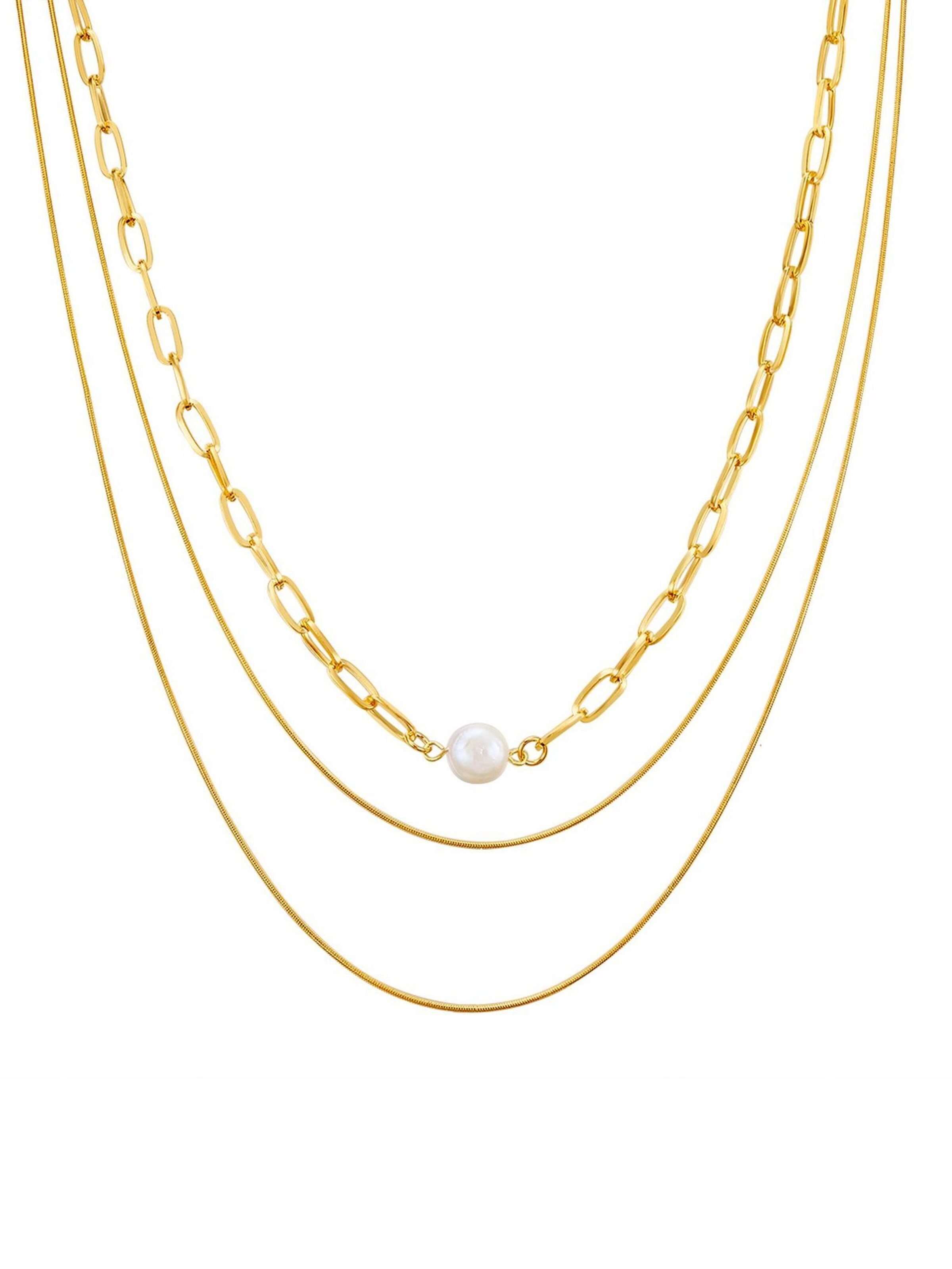 Lulu & Jane Kette in Gold