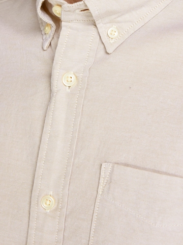 Regular fit Camicia 'Brook' di JACK & JONES in beige