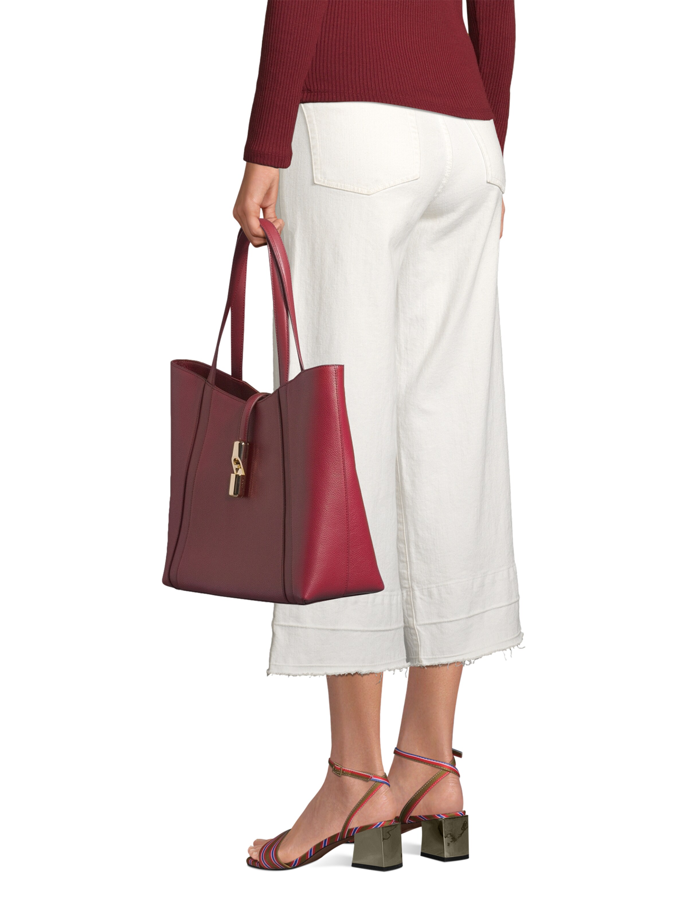 FURLA Shopper 'GOCCIA' in Red: front