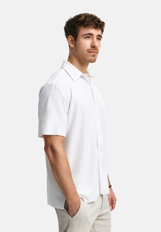 INDICODE JEANS Regular fit Overhemd 'Lamgo' in Wit