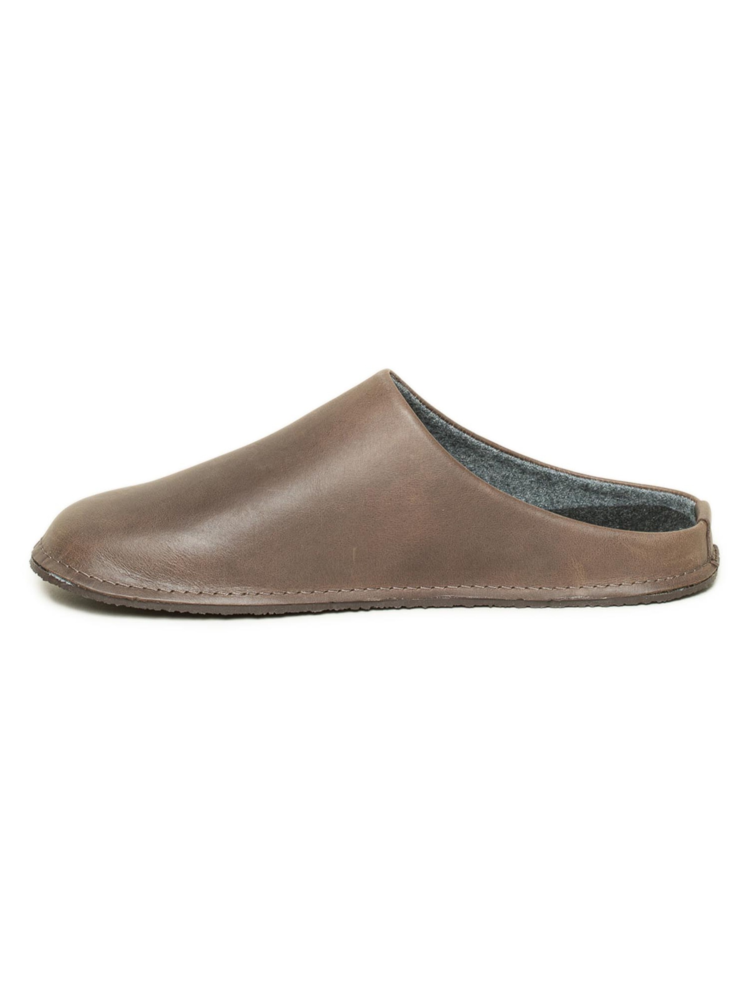 Gottstein Huisschoenen 'Leather Loafer' in Bruin: voorkant