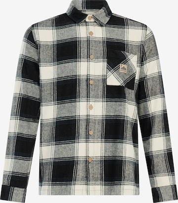 PROTEST Athletic button up shirt 'PRTLunder' in Black: front