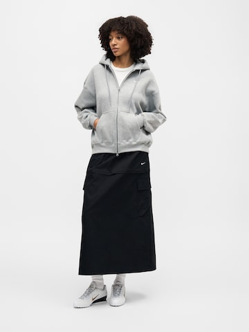 Nike Sportswear - Casaco em moletão em cinzento