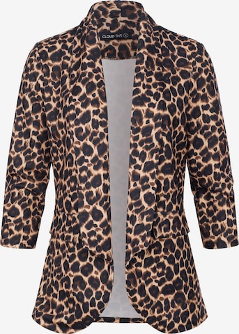 Veste mi-saison Cloud5ive en beige : devant