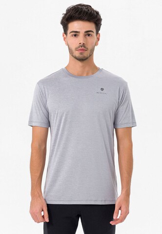 MOROTAI Functioneel shirt 'Ultralight Basic' in Grijs: voorkant
