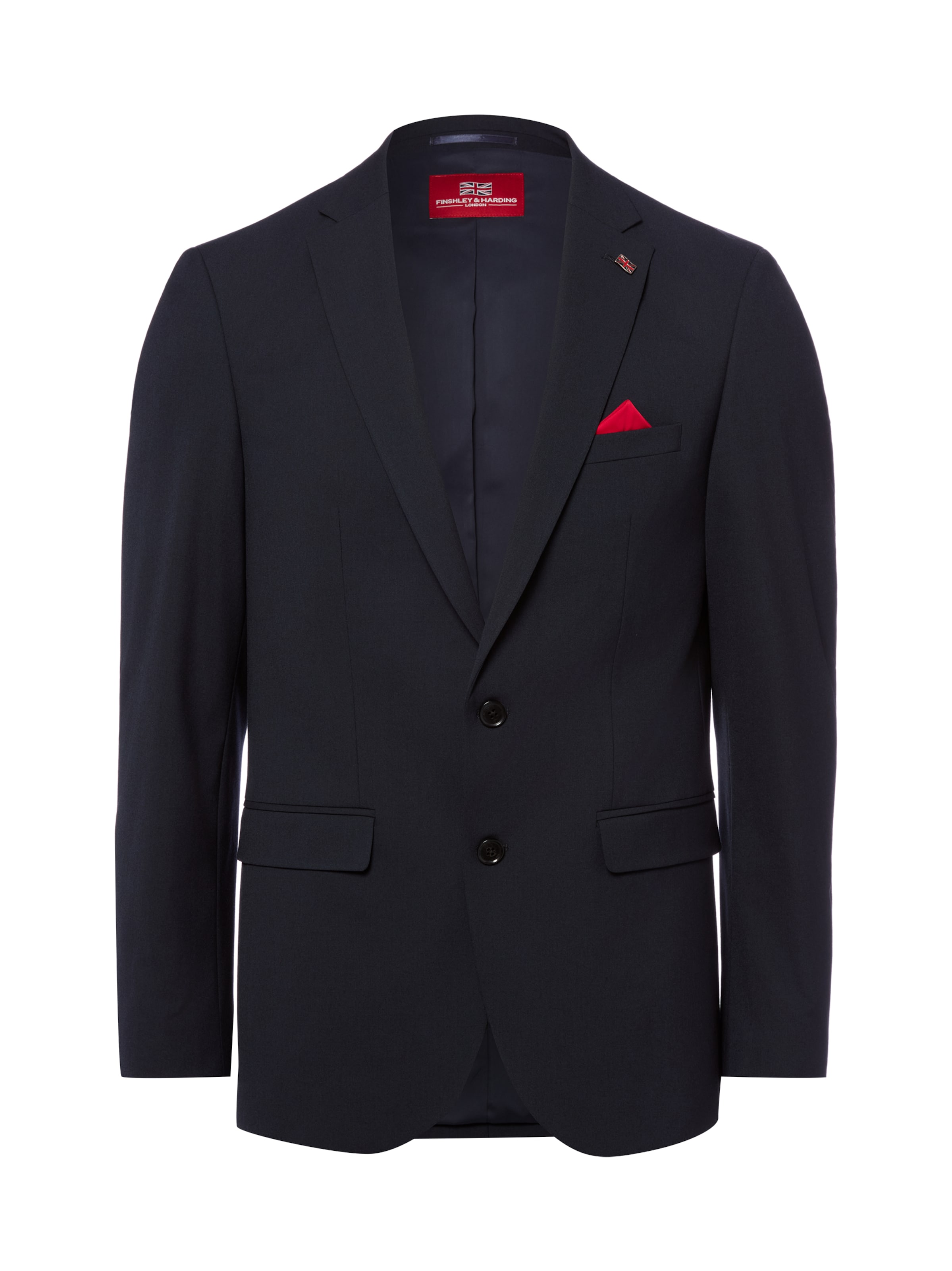 Finshley & Harding London Sakko 'Brixdon' in Blau: Vorderseite