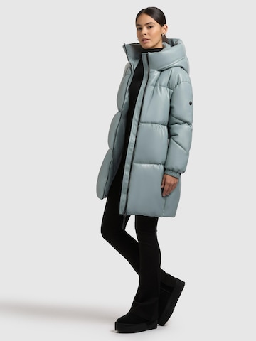 khujo Wintermantel 'Lorsa' in Blau