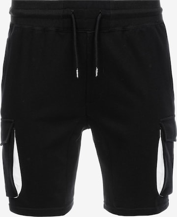 Ombre Regular Cargo Pants 'SRSK-0106' in Black: front