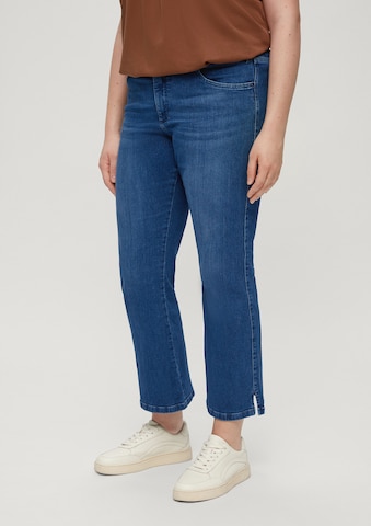 TRIANGLE Flared Jeans i blå: forside