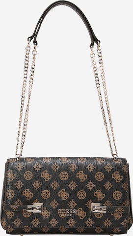 GUESS - Bolso de hombro 'LORALEE' en marrón: frente