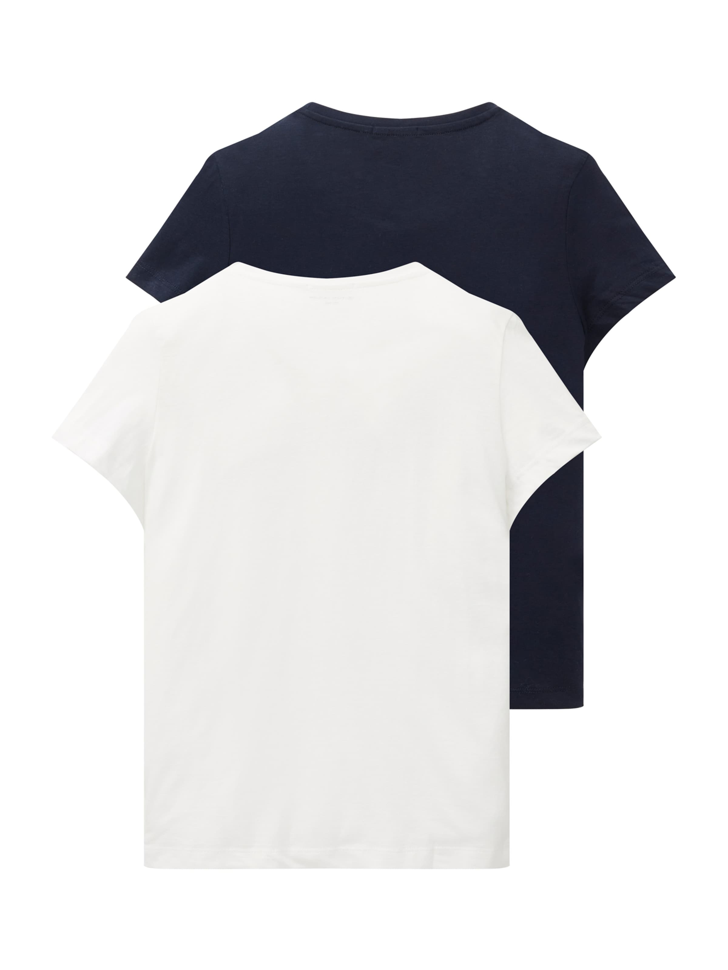 Kinder Teens (Gr. 140-176) TOM TAILOR T-Shirt in Nachtblau, Weiß - EP11399