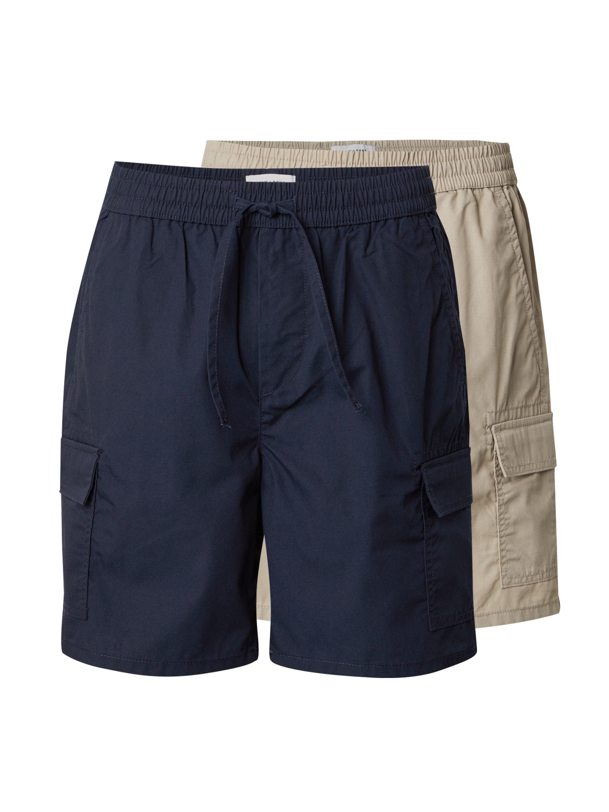 Only & Sons Regular Cargo Pants 'ONSKAL' in Beige: front