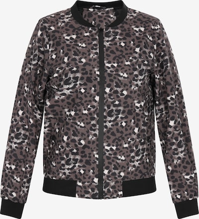 beach budz Välikausitakki värissä ruskea / kivenharmaa / valkoinen, Tuotenäkymä