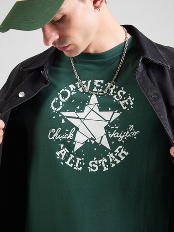 T-Shirt 'BROKEN GLASS' CONVERSE en vert