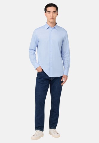 Boggi Milano Regular Fit Hemd in Blau