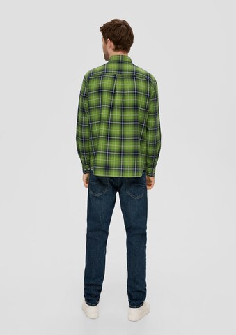 s.Oliver Regular fit Button Up Shirt in Green