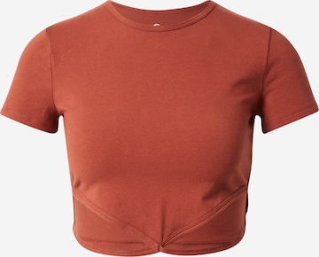 T-shirt HOLLISTER en marron : devant
