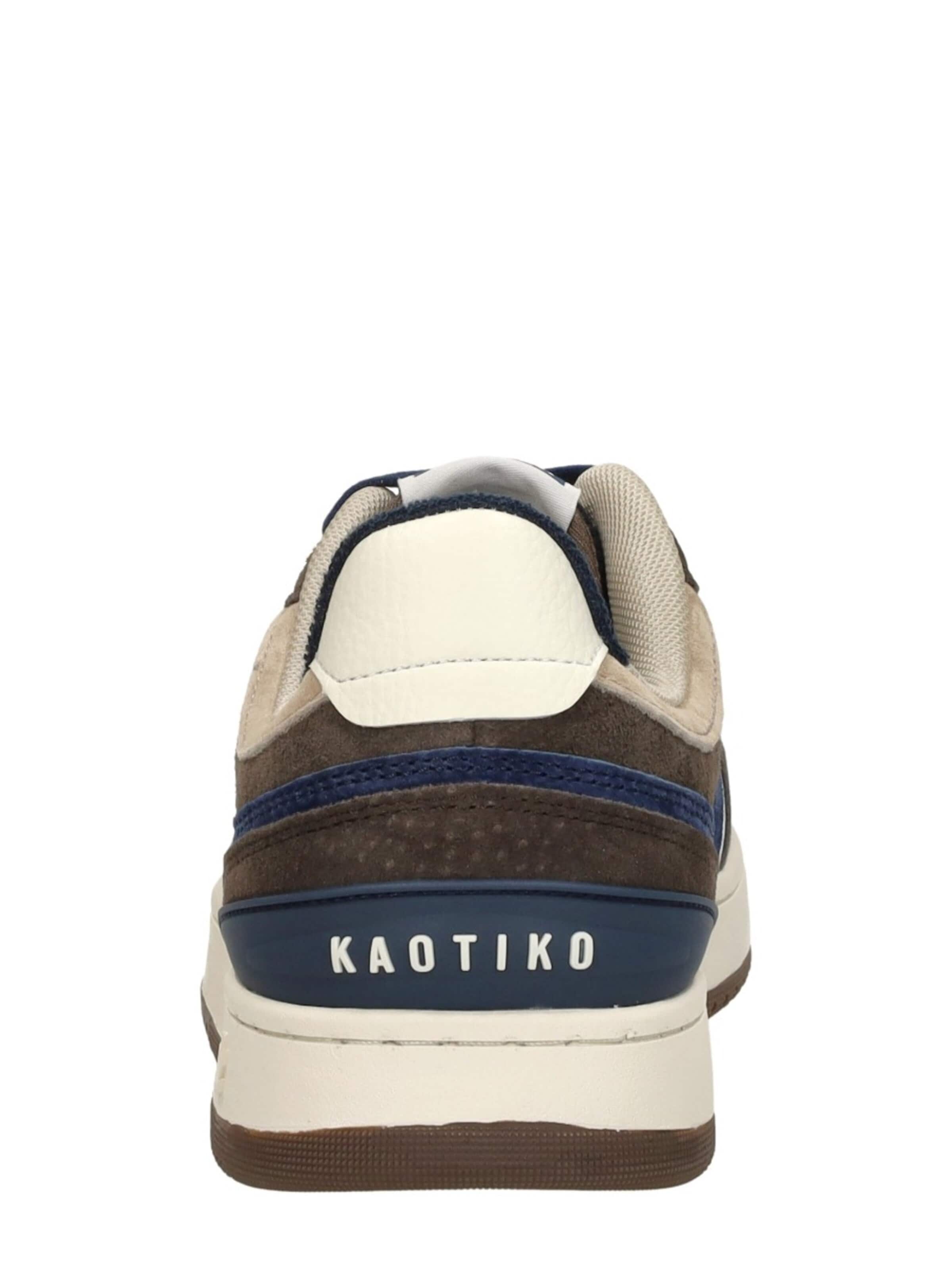 Baskets basses 'Boston Piping Suede' Kaotiko en marron