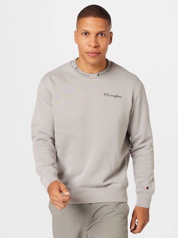 Champion Authentic Athletic Apparel Sweatshirt in Grey: front