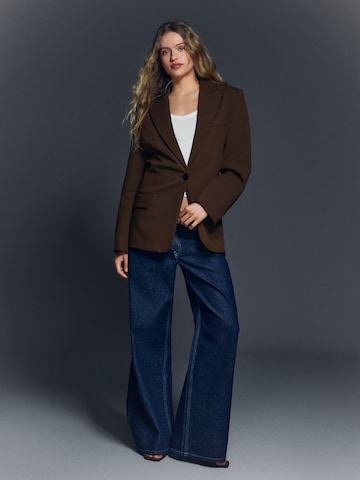 Bershka Blazer | rjava barva