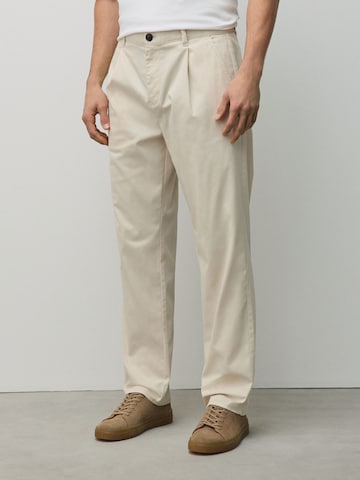 Regular Pantalon chino Next en beige : devant