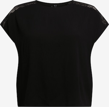 Vero Moda Curve - Blusa 'Nancy' en negro: frente