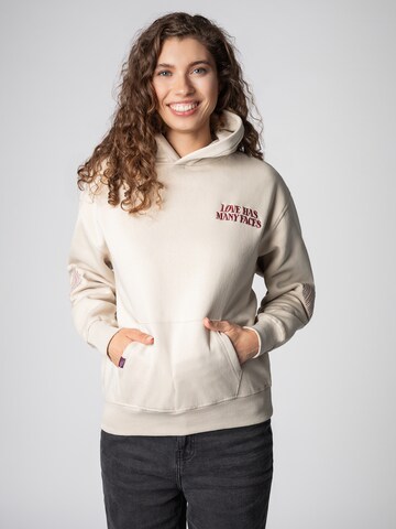 Sublevel Sweatshirt in Beige: Vorderseite