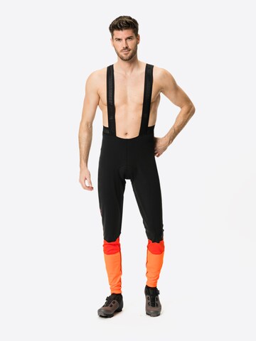 VAUDE Skinny Workout Pants 'Kuro' in Orange: front