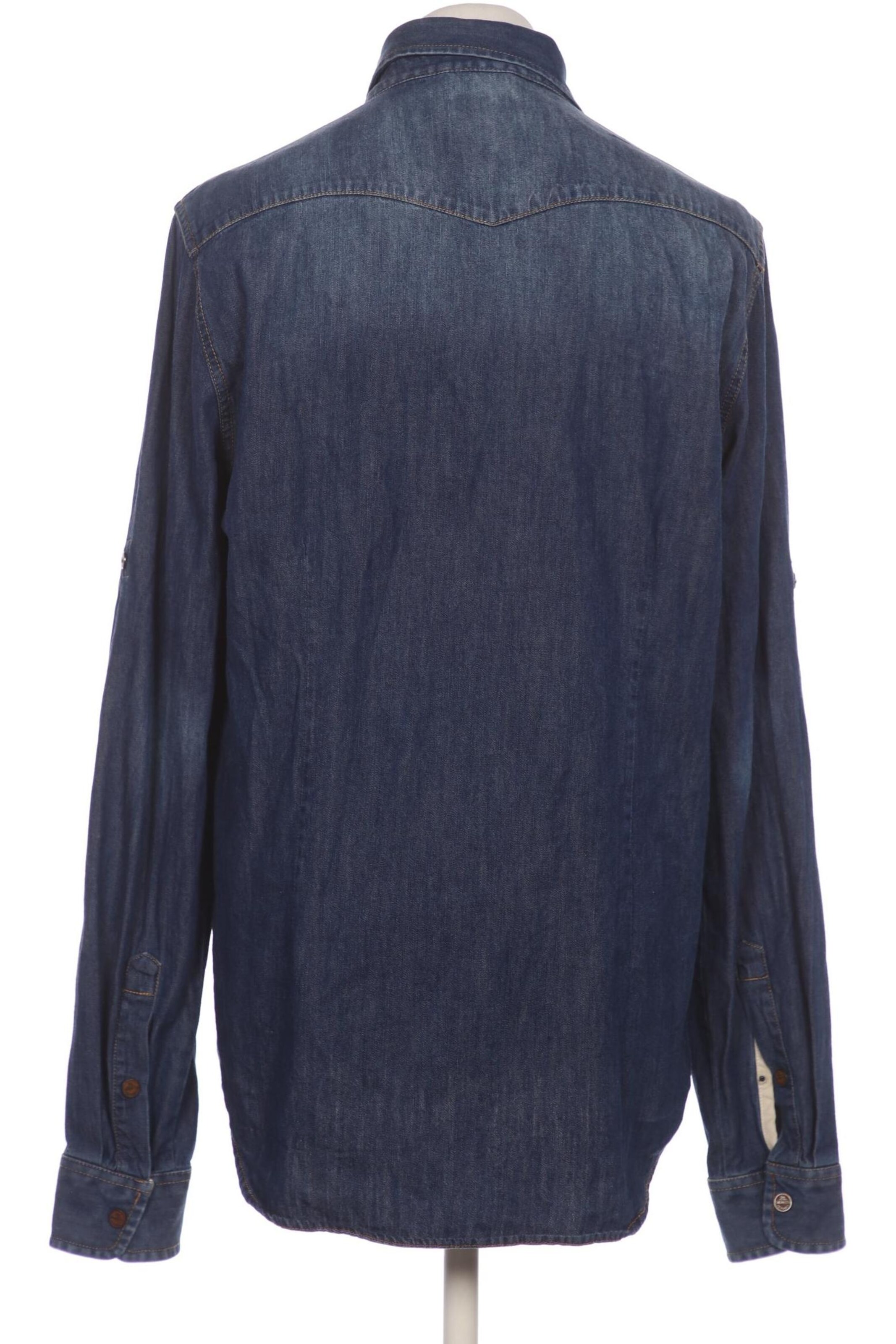 DREIMASTER Button Up Shirt in L in Blue