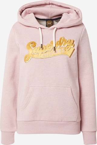 Superdry - Sudadera en rosa: frente