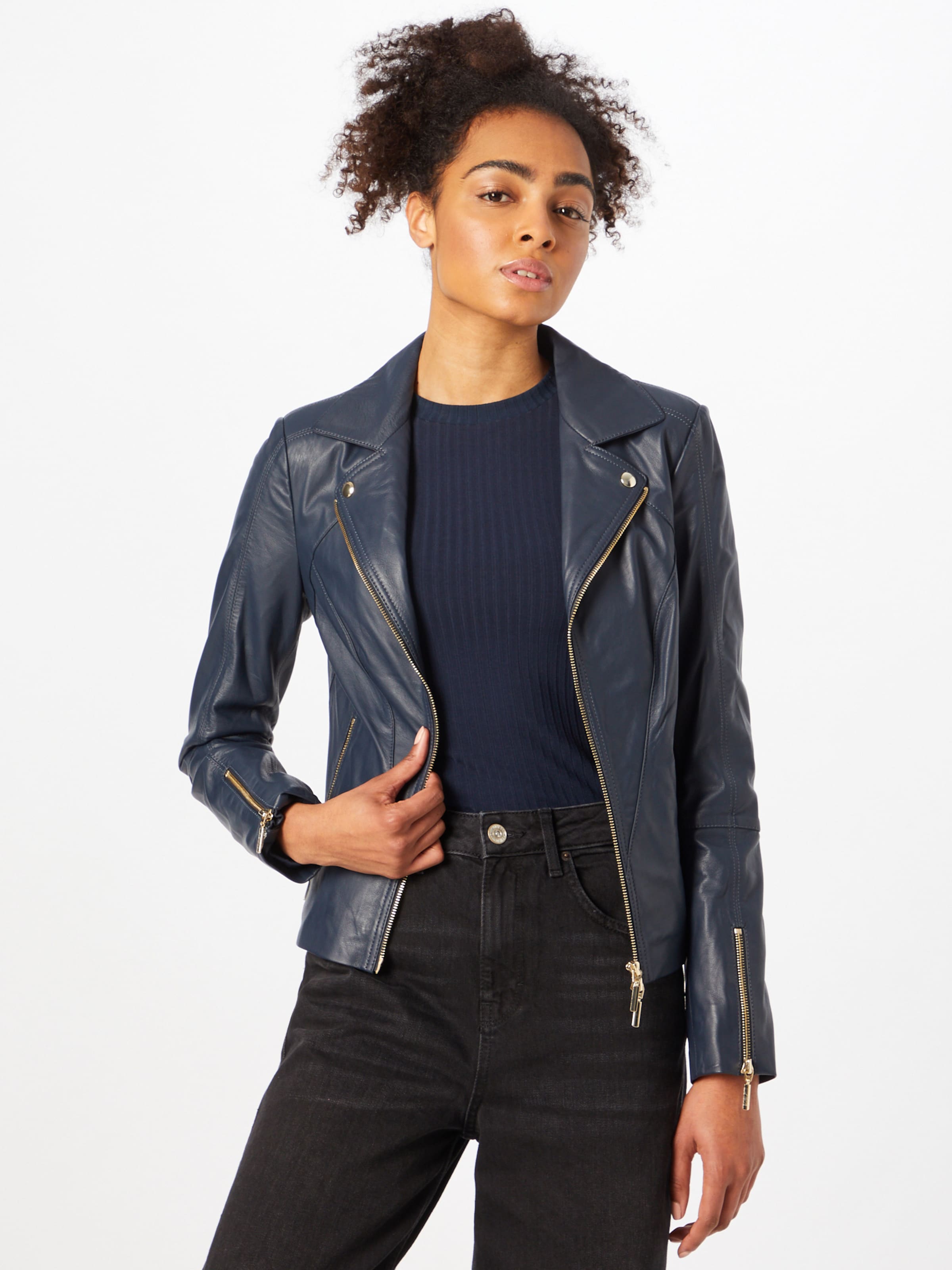 Frauen Jacken Studio AR Jacke 'CHERRY' in Dunkelblau - JO27488 Frauen Jacken Studio AR Jacke 'CHERRY' in Dunkelblau - JO27488