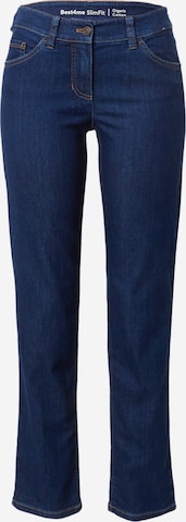 Slimfit Jeans di GERRY WEBER in blu: frontale